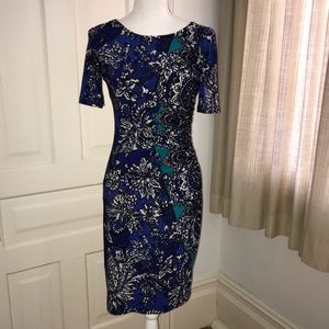 Short sleeve, mid length dress